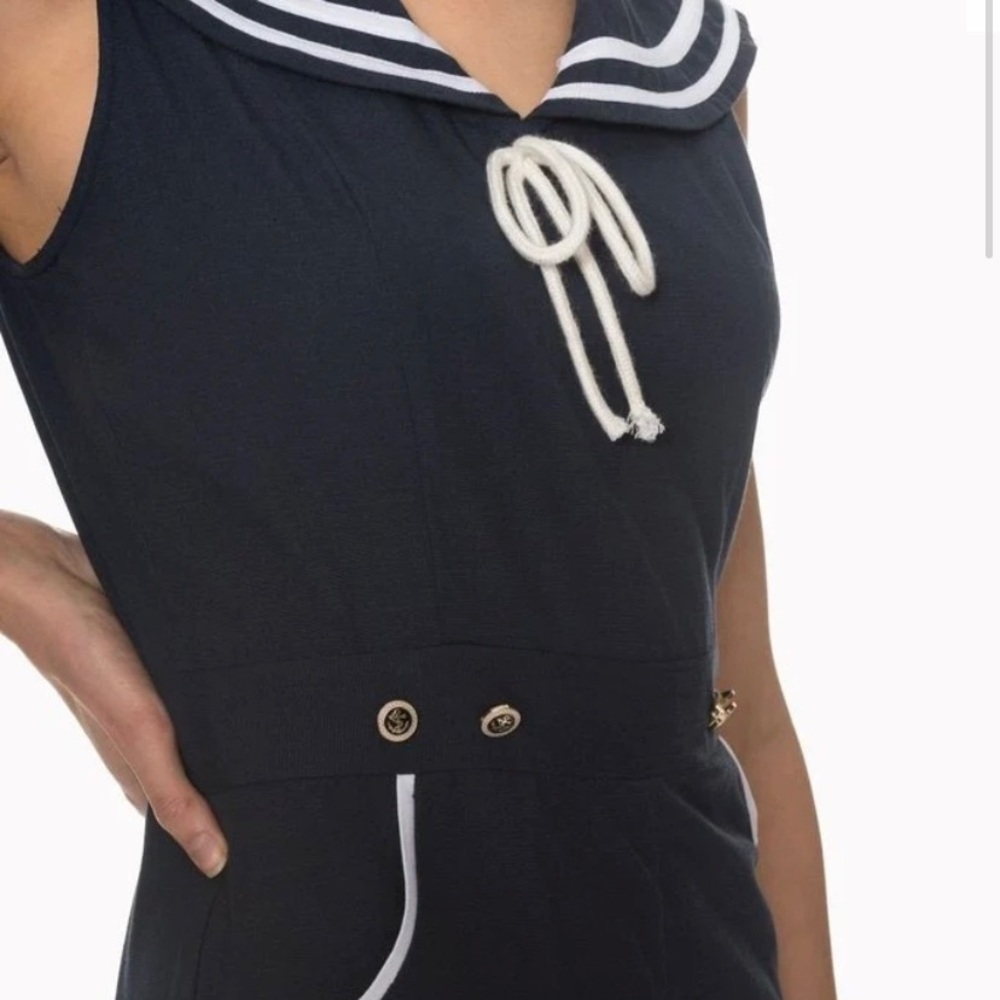 Sold❌Bianca Nautical Pinup Playsuit/Romper - Picture 5 of 9